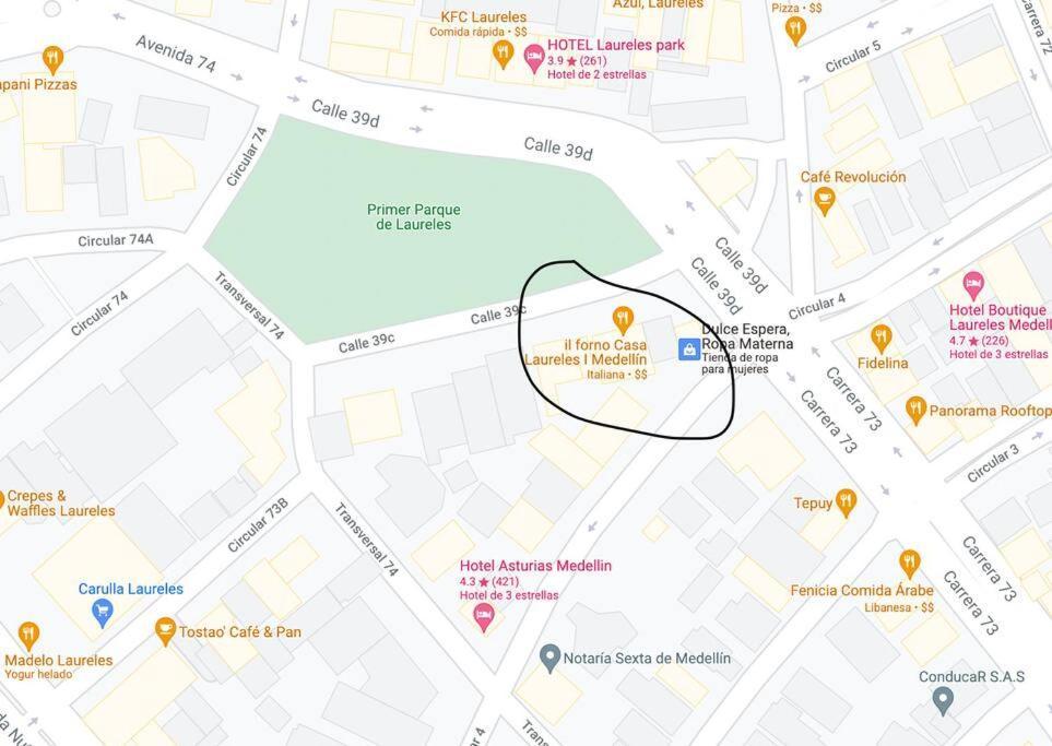 Prime Laureles Location With Air Conditioning Medellín Buitenkant foto